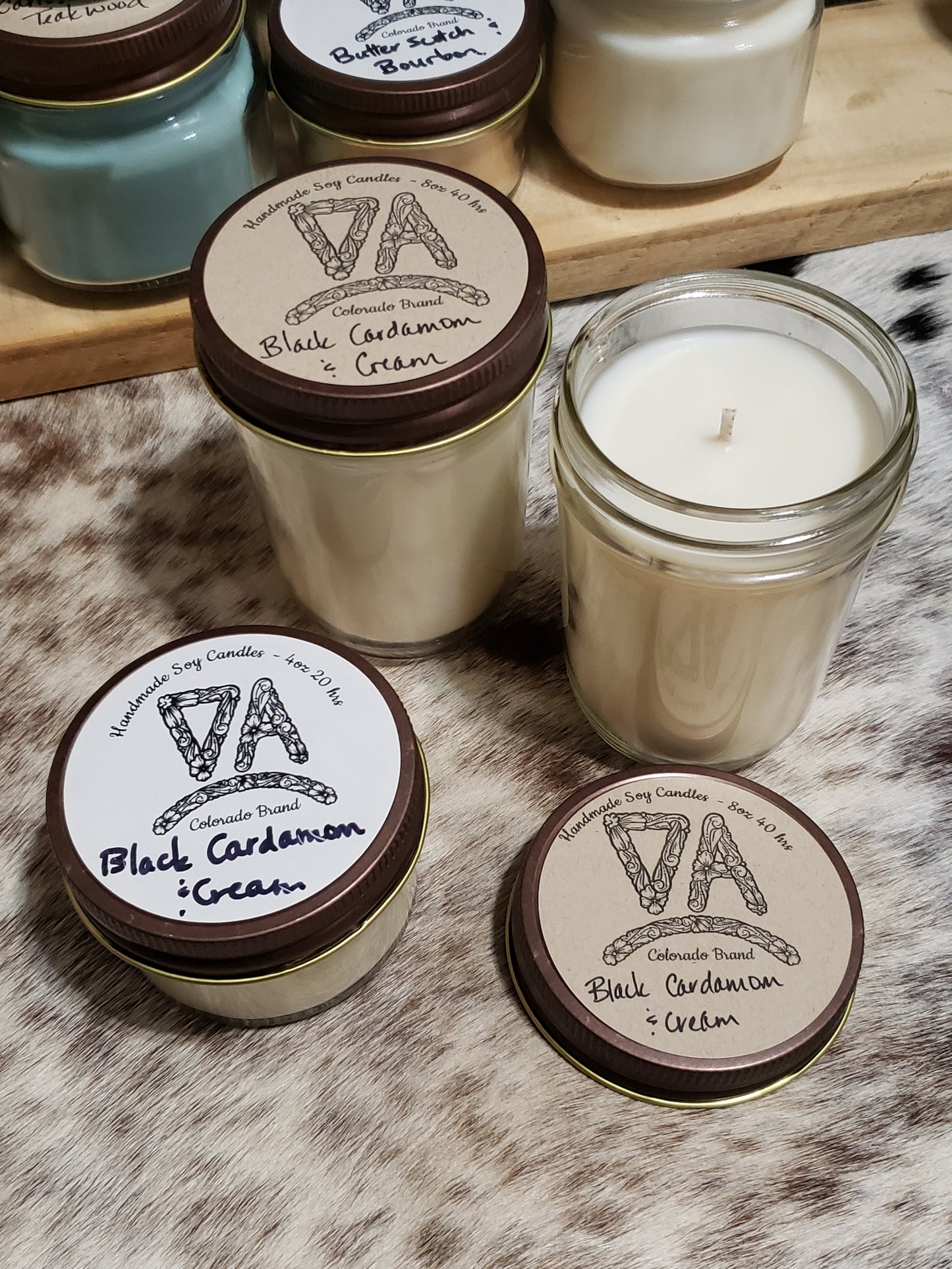 Soy Candle - Black Cardamom & Cream