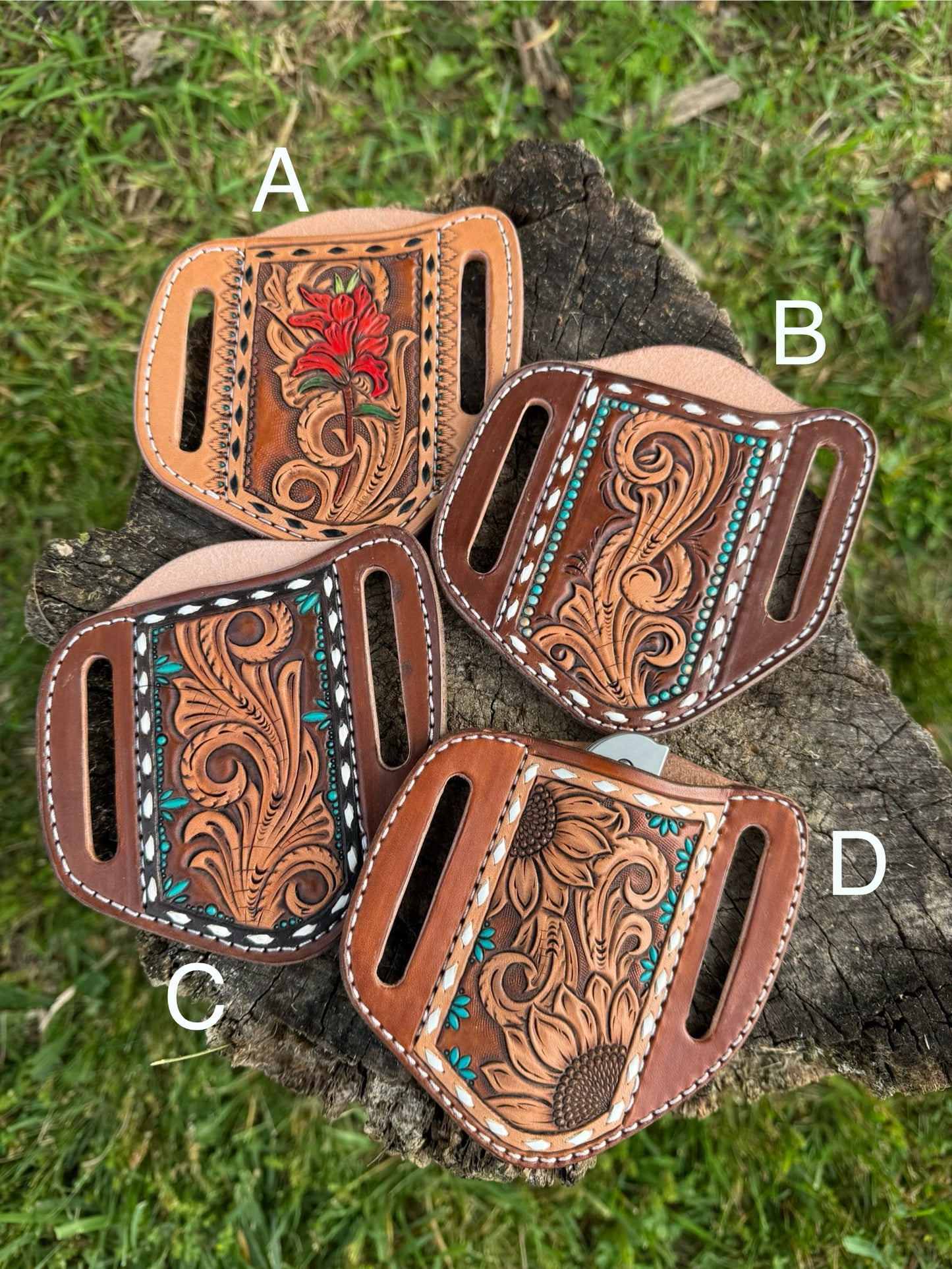 Folding knife sheaths