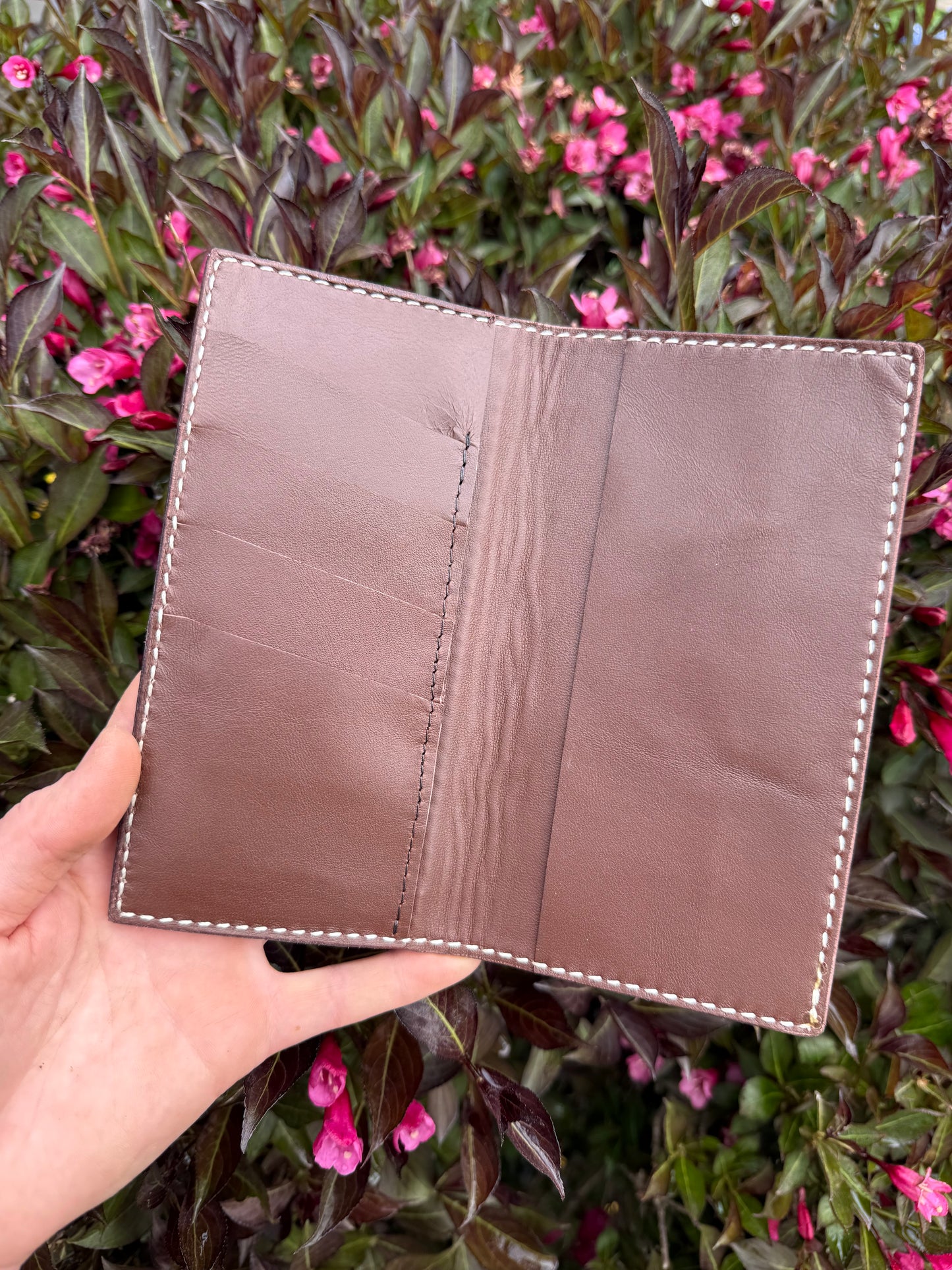Indian paintbrush checkbook wallet