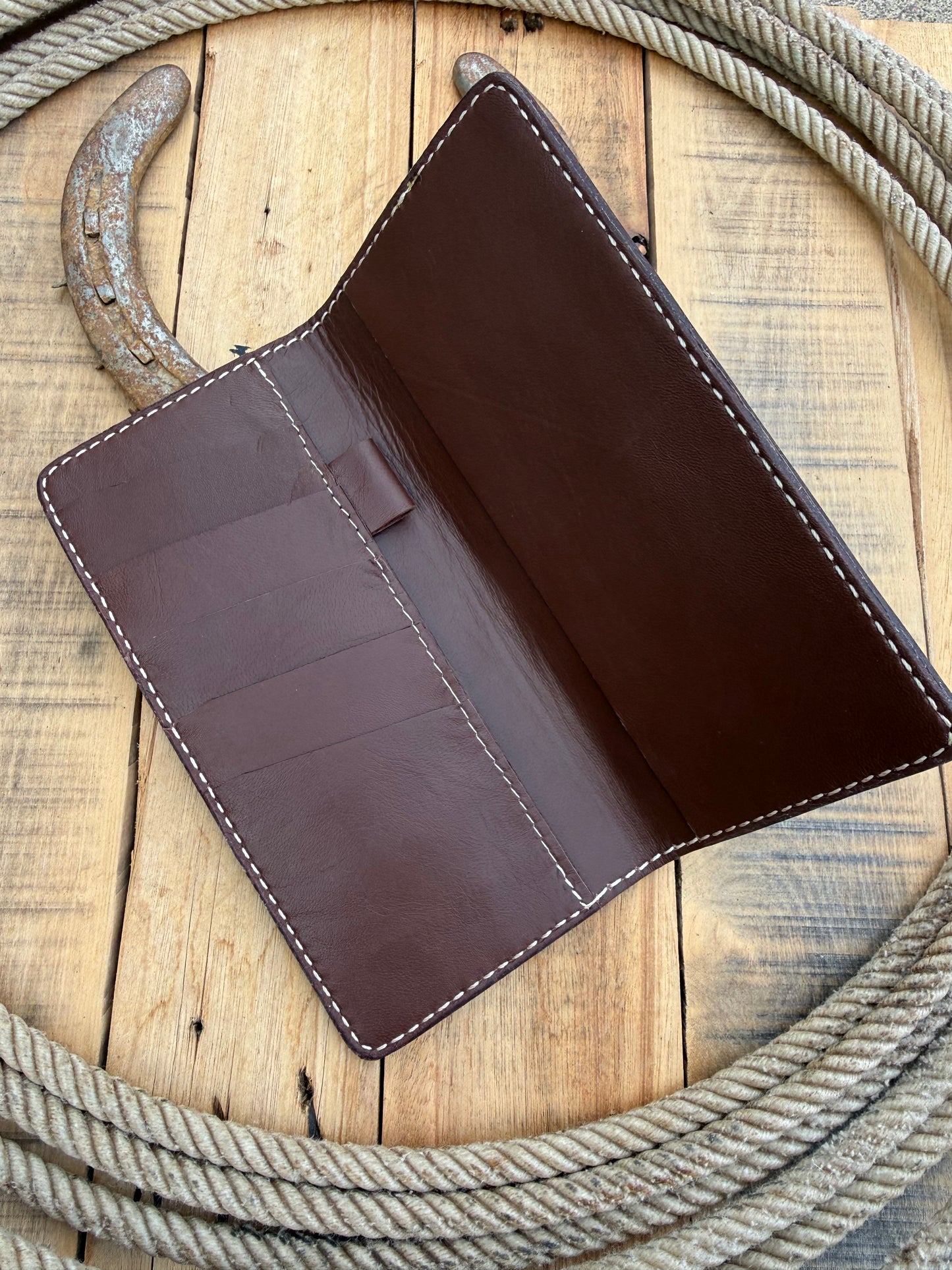 Sunflower and Indian paintbrush long wallet